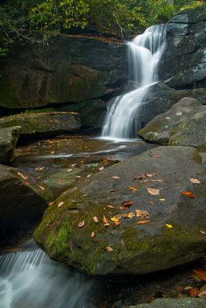 Waterfall on Cedar Rock Creek- North Carolina